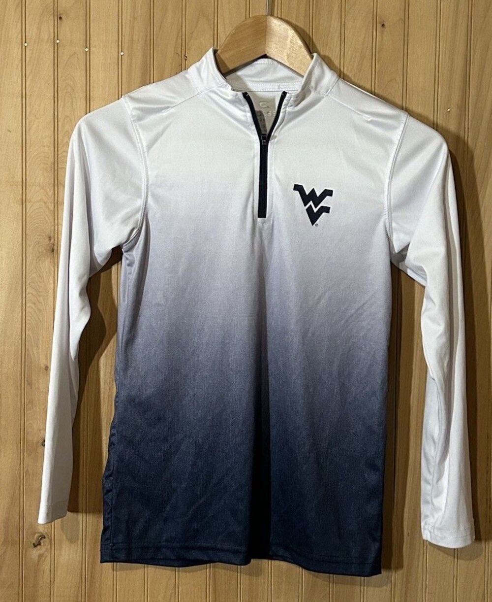 West Virginia Colosseum 1/4 Zip Long Sleeve Active Pullover Youth Small